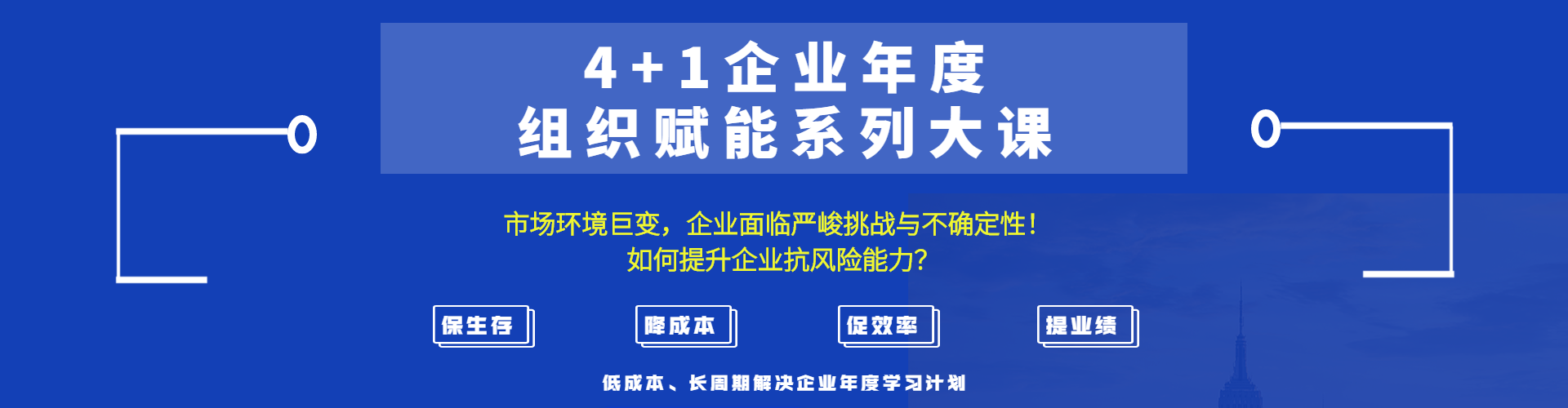 4+1企業(yè)年度組織賦能系列大課