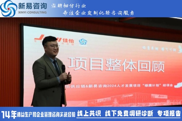 佳怡供應(yīng)鏈&新易咨詢?nèi)瞬虐l(fā)展項(xiàng)目“雄鷹計(jì)劃”圓滿結(jié)項(xiàng)(圖2)