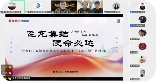 樸家白丁&新易咨詢?nèi)瞬虐l(fā)展項目“飛龍計劃”圓滿結(jié)項(圖1)